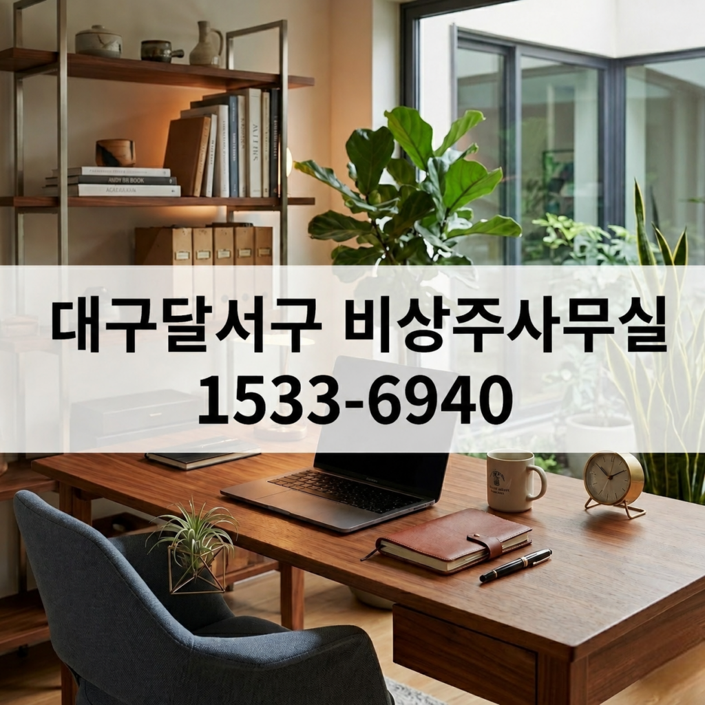 대구달서구 공유 오피스 소호 사무실 소파와 사무실 풍경
