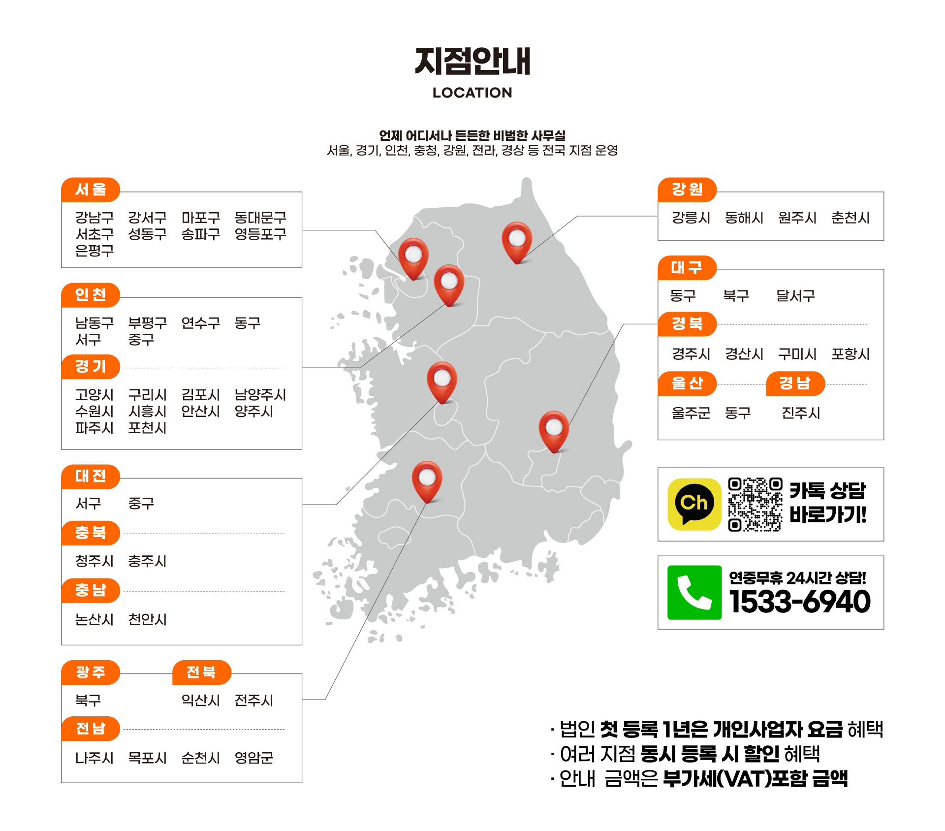 전국 지점 지도